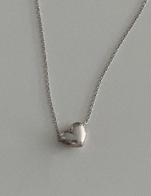 heart necklace (silver 92.5)